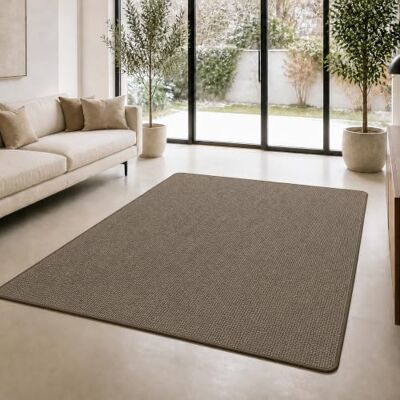 KARAT Sisaltapijt Goa op maat gemaakt van 100% sisal taupe 80 x 1000 cm Met antislip latex achterkant, gezoomde randen, keuze uit 6 breedtes en lengtes KARAT Sisaltapijt Goa op maat gemaakt van 100% sisal taupe 80 x 1000 cm Met antislip latex achterkant, gezoomde randen, keuze uit 6 breedtes en lengtes