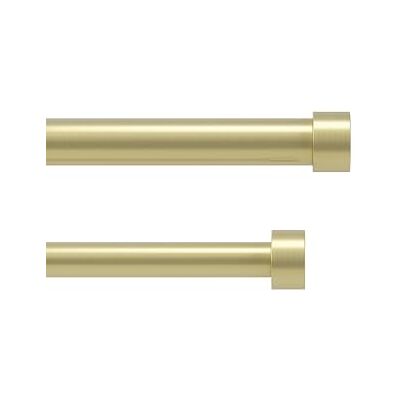 Umbra Cappa Gordijnroede met 2 eindkappen, bijpassende houders en hardware, 91,4 tot 167,6 cm, goud Umbra Cappa Gordijnroede met 2 eindkappen, bijpassende houders en hardware, 91,4 tot 167,6 cm, goud