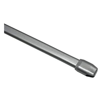 Gardinia Set van 2 vlakke metalen/kunststof verlengstukken zonder boren en schroeven Mat zilver 40-65 cm Gardinia Set van 2 vlakke metalen/kunststof verlengstukken zonder boren en schroeven Mat zilver 40-65 cm