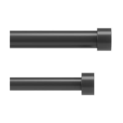 Umbra Cappa Gordijnroede, 2,5 cm, verstelbaar, voor ramen, 167,6 tot 304,8 cm, geborsteld zwart Umbra Cappa Gordijnroede, 2,5 cm, verstelbaar, voor ramen, 167,6 tot 304,8 cm, geborsteld zwart