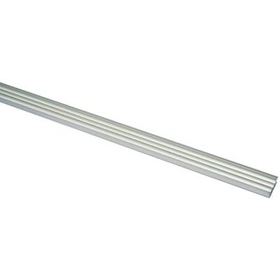 Gardinia Atlanta Aluminium bodemprofiel met plakstrips, 60 cm, zilver Gardinia Atlanta Aluminium bodemprofiel met plakstrips, 60 cm, zilver