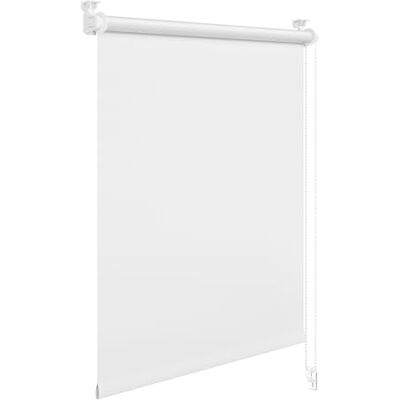 WOLTU Verduisterend rolgordijn, zonder boren, wit, 120 cm (B) x 210 cm (h), Klemmfix, Easyfix zijkoord, inkijkbescherming, zonwering, klemrolgordijn voor ramen en deuren WOLTU Verduisterend rolgordijn, zonder boren, wit, 120 cm (B) x 210 cm (h), Klemmfix, Easyfix zijkoord, inkijkbescherming, zonwering, klemrolgordijn voor ramen en deuren