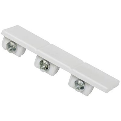 Gardinia Eindstuk voor gordijnroedes met 3 rails, 2 stuks, serie Atlanta, kunststof, wit Gardinia Eindstuk voor gordijnroedes met 3 rails, 2 stuks, serie Atlanta, kunststof, wit