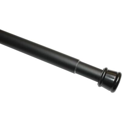 Gardinia gordijnroede zonder boren, Ø 23/26 mm, mat zwart, staal, 60-100 cm Gardinia gordijnroede zonder boren, Ø 23/26 mm, mat zwart, staal, 60-100 cm