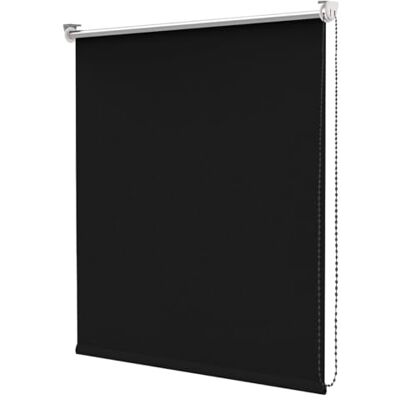 EMMEVI Rolgordijn voor deur, raam, huis, kantoor, muur, plafond, 100 x 180 cm, zwart EMMEVI Rolgordijn voor deur, raam, huis, kantoor, muur, plafond, 100 x 180 cm, zwart