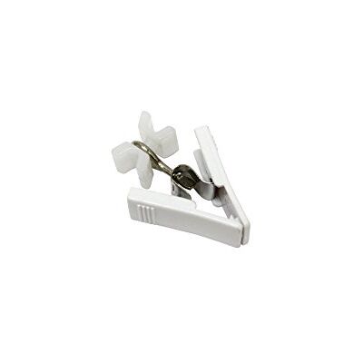 Gardinia 4984 20 stuks X-glijders met draaibare hoofdklem van kunststof, wit Gardinia 4984 20 stuks X-glijders met draaibare hoofdklem van kunststof, wit