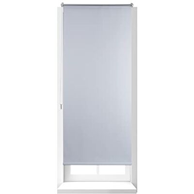 Relaxdays Thermo-rolgordijn, trekkoord aan de zijkant, bevestiging clips zonder boren, 70 x 160, stofbreedte 66 cm, wit Relaxdays Thermo-rolgordijn, trekkoord aan de zijkant, bevestiging clips zonder boren, 70 x 160, stofbreedte 66 cm, wit