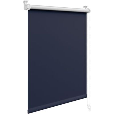 WOLTU Verduisterend rolgordijn, zonder boren, blauw, 90 cm (B) x 210 cm (h), Klemmfix, Easyfix zijkoord, inkijkbescherming, zonwering, klembevestiging voor ramen en deuren WOLTU Verduisterend rolgordijn, zonder boren, blauw, 90 cm (B) x 210 cm (h), Klemmfix, Easyfix zijkoord, inkijkbescherming, zonwering, klembevestiging voor ramen en deuren