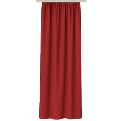 Bestlivings Verduisteringsgordijn (140 x 245 cm / 1 stuk) effen gordijn (rood) met plooiband/universele band, decoratief paneel voor ramen, balkon decoratiegordijn Bestlivings Verduisteringsgordijn (140 x 245 cm / 1 stuk) effen gordijn (rood) met plooiband/universele band, decoratief paneel voor ramen, balkon decoratiegordijn