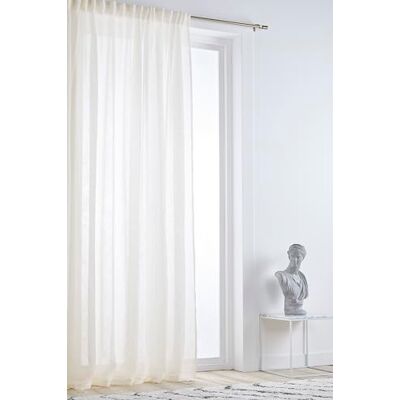 Jotex Ellen Multifunctioneel gordijn, extra groot linnen gordijn, 100% linnen (1 stuk) natuurlijk wit, 250 cm Jotex Ellen Multifunctioneel gordijn, extra groot linnen gordijn, 100% linnen (1 stuk) natuurlijk wit, 250 cm