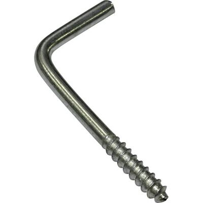 Gardinia 20 stuks schroefhaken voor gordijnroedes 2,5 cm lang verzinkt metaal mat zilver Gardinia 20 stuks schroefhaken voor gordijnroedes 2,5 cm lang verzinkt metaal mat zilver