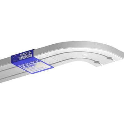Bestlivings Gordijnrail tot 480 cm lengte, 1 tot 3 banen (270 cm / 2 banen + ronde bochten), met accessoires voor schuifgordijnen enz. Bestlivings Gordijnrail tot 480 cm lengte, 1 tot 3 banen (270 cm / 2 banen + ronde bochten), met accessoires voor schuifgordijnen enz.