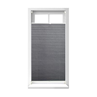 Relaxdays Jaloezie, zonder boren, raamgordijn, grijs, 60 x 130 cm, lichtdoorlatend, grijs Relaxdays Jaloezie, zonder boren, raamgordijn, grijs, 60 x 130 cm, lichtdoorlatend, grijs