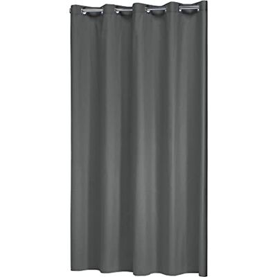 Sealskin Coloris, Douchegordijn, polyester/katoen, 180 x 200 cm, grijs Sealskin Coloris, Douchegordijn, polyester/katoen, 180 x 200 cm, grijs