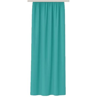 Bestlivings Verduisteringsgordijn (140 x 175 cm / 1 stuk) effen gordijn (turquoise) met plooiband/universele band, decoratief paneel voor ramen, balkon decoratiegordijn Bestlivings Verduisteringsgordijn (140 x 175 cm / 1 stuk) effen gordijn (turquoise) met plooiband/universele band, decoratief paneel voor ramen, balkon decoratiegordijn