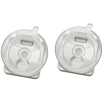 Gardinia Zuignappen met clip, reserveonderdeel voor plissé met zuignap, solo geplooid en solo geplooid voor dakramen, kunststof, transparant Gardinia Zuignappen met clip, reserveonderdeel voor plissé met zuignap, solo geplooid en solo geplooid voor dakramen, kunststof, transparant