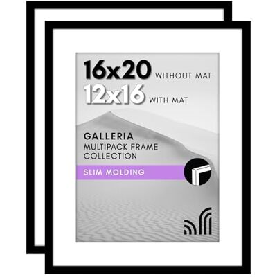 Americanflat Galleria Collection Set van 2 fotolijsten, plexiglas, gepolijst, 40,6 x 51 cm, fotoruimte 30,5 x 40,6 cm met passe-partout, 40,6 x 51 cm zonder passe-partout, om op te hangen, zwart Americanflat Galleria Collection Set van 2 fotolijsten, plexiglas, gepolijst, 40,6 x 51 cm, fotoruimte 30,5 x 40,6 cm met passe-partout, 40,6 x 51 cm zonder passe-partout, om op te hangen, zwart
