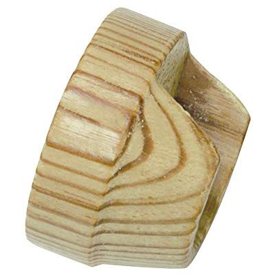 Gardinia Set van 2 wandhouders voor gordijnroedes Ø 28 mm, bevestigingsmateriaal, wandmontage, serie Lugano, hout, grenen Gardinia Set van 2 wandhouders voor gordijnroedes Ø 28 mm, bevestigingsmateriaal, wandmontage, serie Lugano, hout, grenen