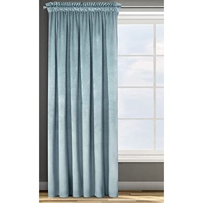 Eurofirany Design91 Velours gordijnen, ondoorzichtig, met gevlochten gordijnband, 1 stuk, 140 x 270 cm, roze (blauw) 140 x 270 cm Eurofirany Design91 Velours gordijnen, ondoorzichtig, met gevlochten gordijnband, 1 stuk, 140 x 270 cm, roze (blauw) 140 x 270 cm