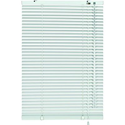 Gardinia Aluminium jaloezie, privacybescherming en zonwering, wand- en plafondmontage, inclusief alle montage-onderdelen, aluminium jaloezieën, zilver/wit, 100 x 140 cm (BxH) Gardinia Aluminium jaloezie, privacybescherming en zonwering, wand- en plafondmontage, inclusief alle montage-onderdelen, aluminium jaloezieën, zilver/wit, 100 x 140 cm (BxH)