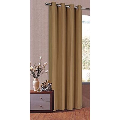 Gardinenbox Ondoorzichtig, lichtdoorlatend gordijn van microsatijn, plooiband, effen, mat, 245 x 140 cm, taupe Gardinenbox Ondoorzichtig, lichtdoorlatend gordijn van microsatijn, plooiband, effen, mat, 245 x 140 cm, taupe