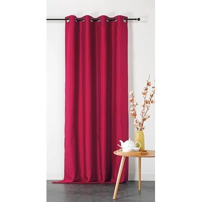 Linder Dubbel gordijn, zonder vuur, M1-135 x 240 cm, fuchsia Linder Dubbel gordijn, zonder vuur, M1-135 x 240 cm, fuchsia