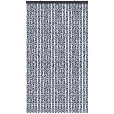 arsvita Gordijn, Stof, Gemêleerd blauw wit zilver, 90 x 220cm arsvita Gordijn, Stof, Gemêleerd blauw wit zilver, 90 x 220cm