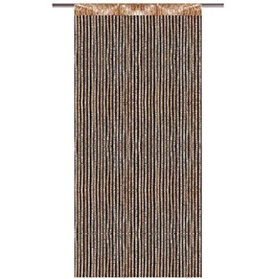 arsvita Draadgordijn, metallic look, deurgordijn, met stangdoorvoer, deurgordijn, 140 x 250 cm, goud arsvita Draadgordijn, metallic look, deurgordijn, met stangdoorvoer, deurgordijn, 140 x 250 cm, goud