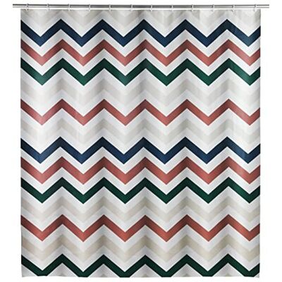 WENKO Agrooli douchegordijn waterdicht onderhoudsvriendelijk PE vinyl bont 180 x 0 x 200 cm WENKO Agrooli douchegordijn waterdicht onderhoudsvriendelijk PE vinyl bont 180 x 0 x 200 cm