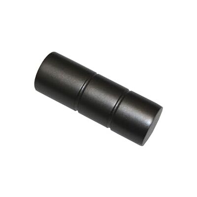 Gardinia Eindkappen voor gordijnroedes, cilindrische eindstukken voor Ø 16/19 mm, serie vloer, 2 stuks, zwart-nikkel Gardinia Eindkappen voor gordijnroedes, cilindrische eindstukken voor Ø 16/19 mm, serie vloer, 2 stuks, zwart-nikkel