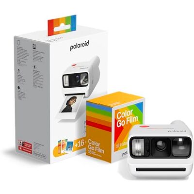 Polaroid Go Gen 3 instant camera-pakket wit + Go kleurenfilm (16 foto's) Polaroid Go Gen 3 instant camera-pakket wit + Go kleurenfilm (16 foto's)