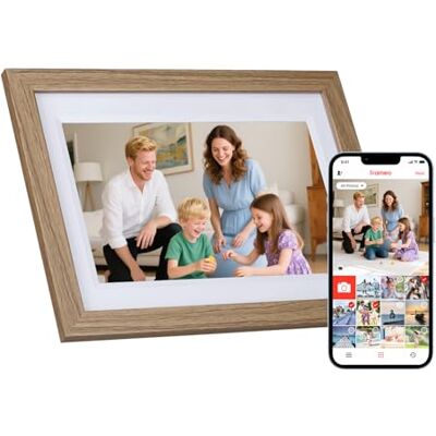 Rollei Smart Frame WiFi 1010 Digitale Fotolijst, 10,1 inch, 1280 x 800 IPS, 32 GB touchscreen, eikenhoutlook, elektronische digitale fotolijst Rollei Smart Frame WiFi 1010 Digitale Fotolijst, 10,1 inch, 1280 x 800 IPS, 32 GB touchscreen, eikenhoutlook, elektronische digitale fotolijst