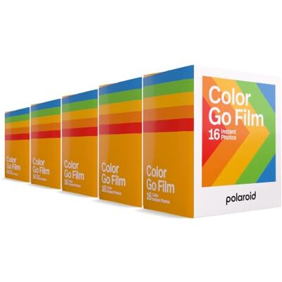 Polaroid Go Color Film 6205 80 foto's 5 stuks losse folie alleen compatibel met Go-camera Polaroid Go Color Film 6205 80 foto's 5 stuks losse folie alleen compatibel met Go-camera