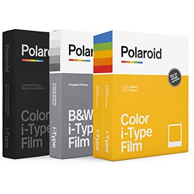 Polaroid I-Type 32 stuks I-Type kleur zwart-wit zwart frame (32 foto's) (6182) Polaroid I-Type 32 stuks I-Type kleur zwart-wit zwart frame (32 foto's) (6182)