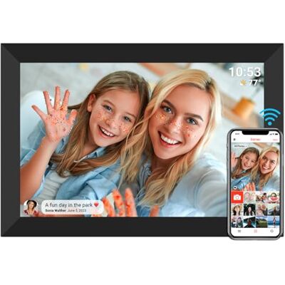 dxmart Frameo digitale fotolijst wifi 32 GB digitale fotolijst 10,1 inch 1280 x 800 IPS Smart Cloud LCD touchscreen met automatische rotatie Moments direct delen via de Frameo-app dxmart Frameo digitale fotolijst wifi 32 GB digitale fotolijst 10,1 inch 1280 x 800 IPS Smart Cloud LCD touchscreen met automatische rotatie Moments direct delen via de Frameo-app