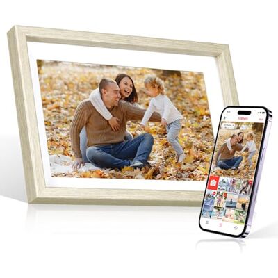 Rollei Frameo 108 Smart Frame WiFi 108 Elektronische digitale fotolijst WLAN 10,1 inch 1280 x 800 IPS 32 GB touchscreen sparrenhout look digitale fotolijst digitale fotolijst Cadre photo numérique Wi-Fi 10" 1280 x 800 IPS écran tactile 32 Go aspect bois Rollei Frameo 108 Smart Frame WiFi 108 Elektronische digitale fotolijst WLAN 10,1 inch 1280 x 800 IPS 32 GB touchscreen sparrenhout look digitale fotolijst digitale fotolijst Cadre photo numérique Wi-Fi 10" 1280 x 800 IPS écran tactile 32 Go aspect bois