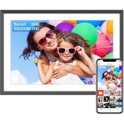 ARZOPA Digitale fotolijst 15,6 inch grote wifi 1920 x 1080 IPS Full HD touchscreen ARZOPA Digitale fotolijst 15,6 inch grote wifi 1920 x 1080 IPS Full HD touchscreen