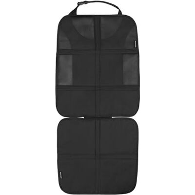Maxi-Cosi Achterstoelbeschermer, accessoires voor autostoelen, voor-achter, beschermt het interieur van leer en stof, antislip, snelle installatie, groot formaat, ISOFIX-compatibel, zwart Maxi-Cosi Achterstoelbeschermer, accessoires voor autostoelen, voor-achter, beschermt het interieur van leer en stof, antislip, snelle installatie, groot formaat, ISOFIX-compatibel, zwart