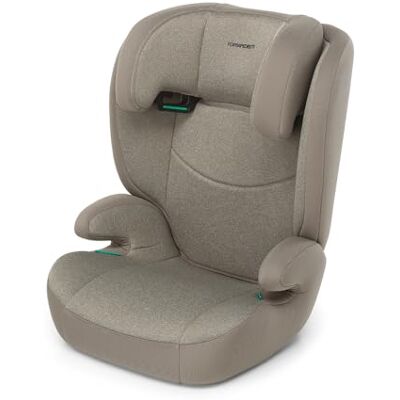 Foppapedretti Clever I-Size autostoel voor kinderen van 100 tot 145 cm hoogte, 3-12 jaar, ECE R129, 3-punts bevestiging, Comford Kid Pad, hoofdsteun in 12 hoogtes verstelbaar, zand Foppapedretti Clever I-Size autostoel voor kinderen van 100 tot 145 cm hoogte, 3-12 jaar, ECE R129, 3-punts bevestiging, Comford Kid Pad, hoofdsteun in 12 hoogtes verstelbaar, zand