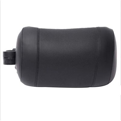 YOUCAI Zachte autostoel, hoofdsteunkussen, ademend, hoofdnekkussen, nekkussen van schuimrubber, houder voor autostoel, hoofdsteun, PU-leer, zwart, L 1 YOUCAI Zachte autostoel, hoofdsteunkussen, ademend, hoofdnekkussen, nekkussen van schuimrubber, houder voor autostoel, hoofdsteun, PU-leer, zwart, L 1