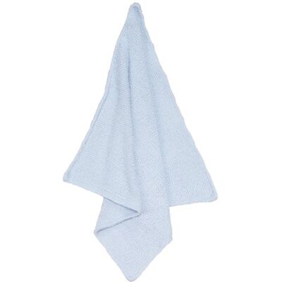 ANGEL DEAR chenille deken, lichtblauw ANGEL DEAR chenille deken, lichtblauw