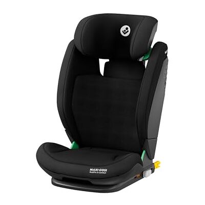 Maxi-Cosi RodiFix S Comfort i-Size, comfortabele ademende stoffen, kinderautoverhoger met hoge rugleuning, 3,5-12 jaar (100-150 cm), 3 hellingen, G-CELL-bescherming, AirProtect, authentiek zwart Maxi-Cosi RodiFix S Comfort i-Size, comfortabele ademende stoffen, kinderautoverhoger met hoge rugleuning, 3,5-12 jaar (100-150 cm), 3 hellingen, G-CELL-bescherming, AirProtect, authentiek zwart