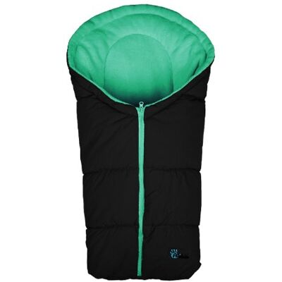 AltaBeBe Clima Guard voetenzak voor autostoelen voor kinderen van groep 0+, zwart/groen AltaBeBe Clima Guard voetenzak voor autostoelen voor kinderen van groep 0+, zwart/groen