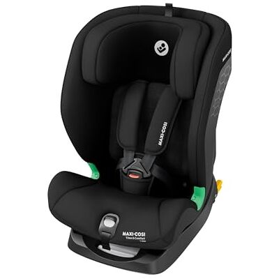 Maxi-Cosi Titan S Comfort i-Size Zitverhoger voor kinderen, ademende stoffen, 15 maanden tot 12 jaar (76 tot 150 cm), ISOFIX-autostoel, 5 ligstanden, G-CELL-bescherming, zwart (Authentic Black) Maxi-Cosi Titan S Comfort i-Size Zitverhoger voor kinderen, ademende stoffen, 15 maanden tot 12 jaar (76 tot 150 cm), ISOFIX-autostoel, 5 ligstanden, G-CELL-bescherming, zwart (Authentic Black)