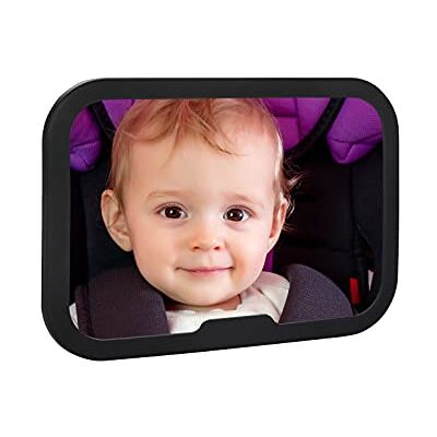 AltaBeBe (AL1104) 360° autospiegel voor baby's, 100% onbreekbaar, eerste babyuitrusting en auto-accessoires, verstelbaar, geschikt voor alle hoofdsteunen AltaBeBe (AL1104) 360° autospiegel voor baby's, 100% onbreekbaar, eerste babyuitrusting en auto-accessoires, verstelbaar, geschikt voor alle hoofdsteunen