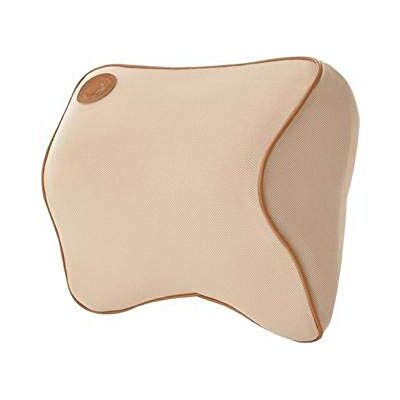 YMZ Hoofdkussen van traagschuim voor autostoel, ademend hoofdsteunkussen voor hoofdsteun (beige) YMZ Hoofdkussen van traagschuim voor autostoel, ademend hoofdsteunkussen voor hoofdsteun (beige)