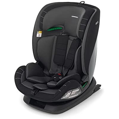 Foppapedretti Pitstop i-Size kinderautostoel met hoogte van 76-150 cm, zwart Foppapedretti Pitstop i-Size kinderautostoel met hoogte van 76-150 cm, zwart