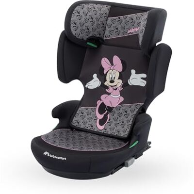 Bebeconfort Disney RoadFix i-Size, autostoel met rugleuning, 3,5-12 jaar (100-150 cm), Minnie Mouse autostoel, opvouwbaar, licht (4,4 kg), 14 hoofdsteunposities, gevoerd, authentieke Minnie Bebeconfort Disney RoadFix i-Size, autostoel met rugleuning, 3,5-12 jaar (100-150 cm), Minnie Mouse autostoel, opvouwbaar, licht (4,4 kg), 14 hoofdsteunposities, gevoerd, authentieke Minnie