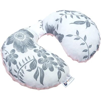 Medi Partners NECK PILLOW Neksteun voor kinderen, 100% katoen/minky nekkussen voor baby's, voor kinderwagen, reizen, slapen, nek, slaapkussen, roll (bessen) Medi Partners NECK PILLOW Neksteun voor kinderen, 100% katoen/minky nekkussen voor baby's, voor kinderwagen, reizen, slapen, nek, slaapkussen, roll (bessen)