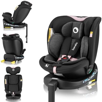 Lionelo Navy i-Size autostoel (0-12 jaar / 40-150 cm) ISOFIX veiligheid stabilisatievoet zijbescherming 360° draaibaar nieuwste normen hoofdsteun en rugleuning verstelbaar (roze) Lionelo Navy i-Size autostoel (0-12 jaar / 40-150 cm) ISOFIX veiligheid stabilisatievoet zijbescherming 360° draaibaar nieuwste normen hoofdsteun en rugleuning verstelbaar (roze)